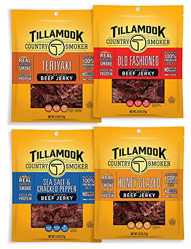 Tillamook Hardwood Smoked Beef Jerky Variety Pack