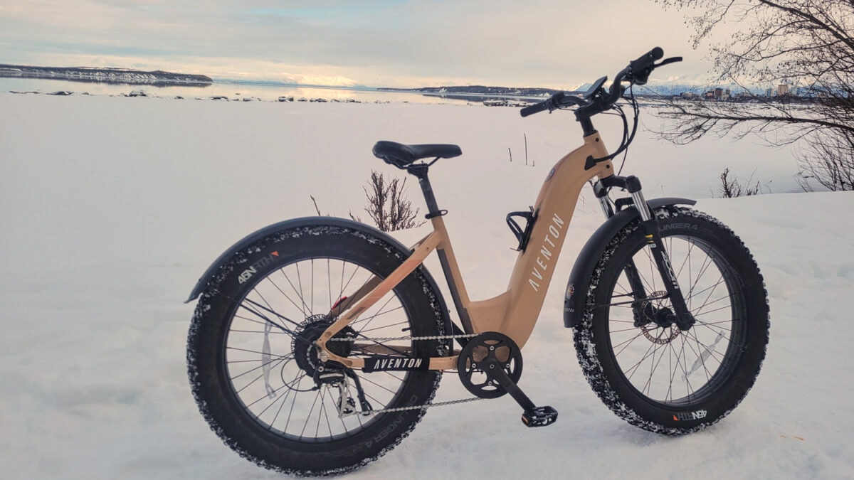 Anchorage coastal trail fat bike
