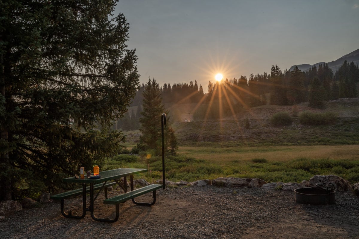 Molas Lake campground