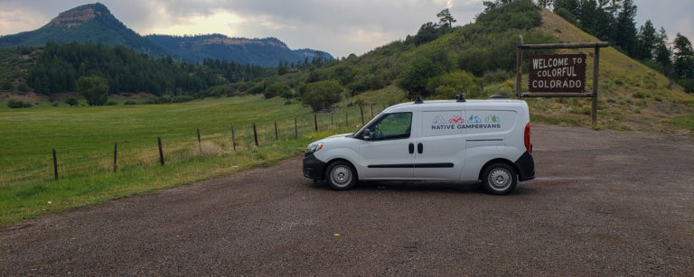 colorado road trip campervan