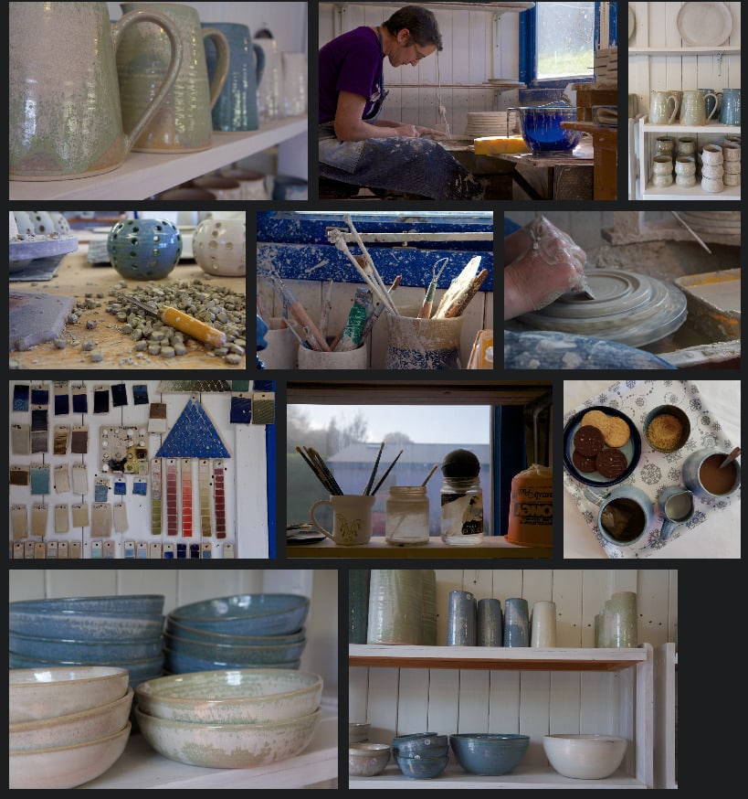 pottery studio in ireland - wild atlantic way drive on a rainy day 