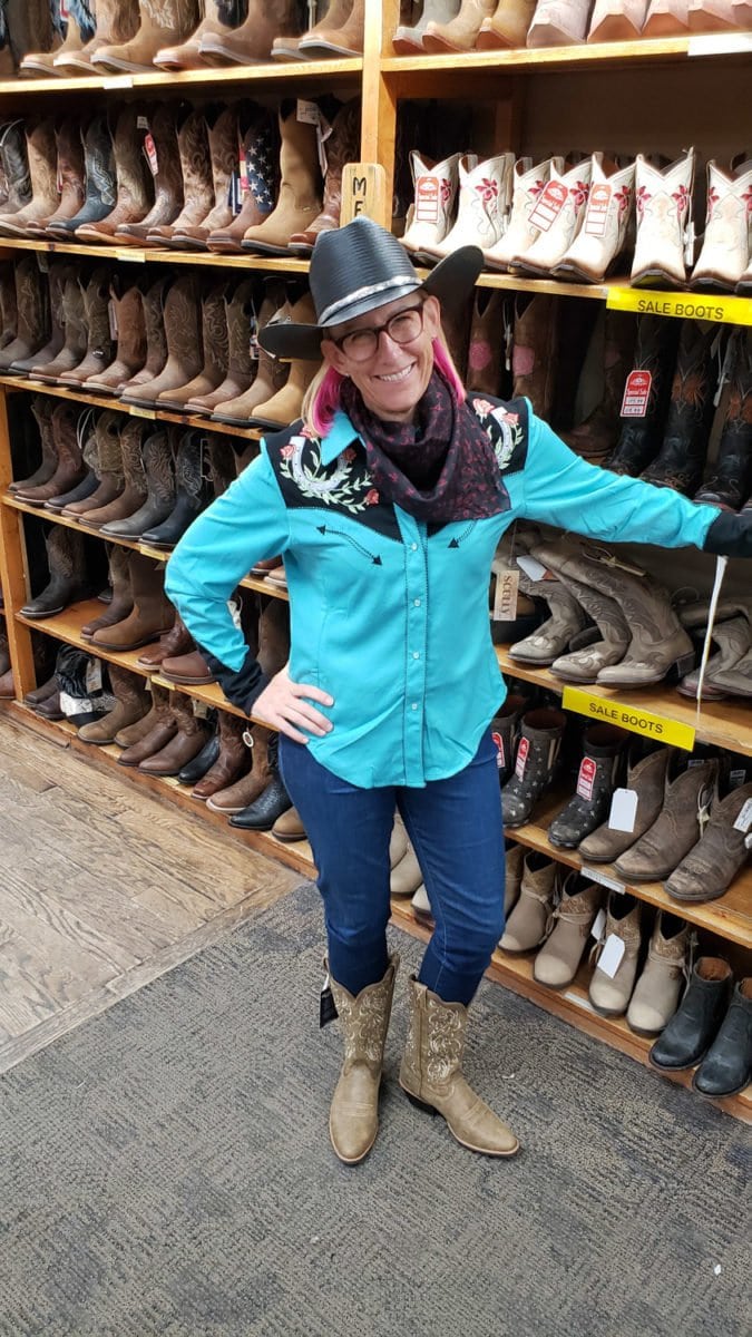 Western wear cowgirl