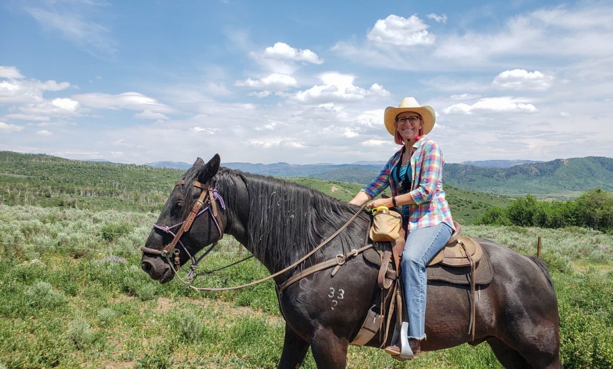 Horseback riding with Scooter