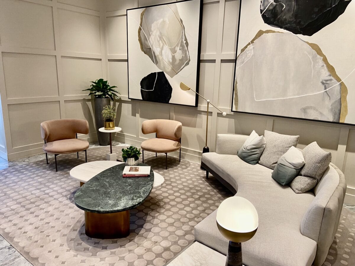 Lobby of Hotel Clio in Cherry Creek