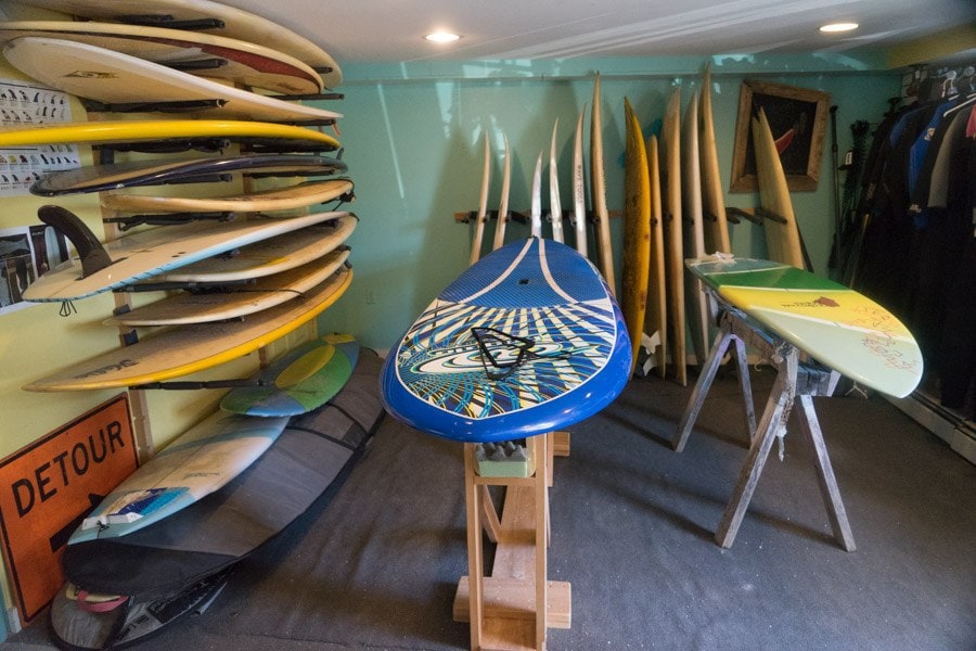 Maine Road Trip surfing