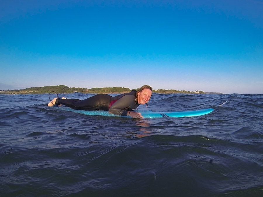 Maine Road Trip surfing