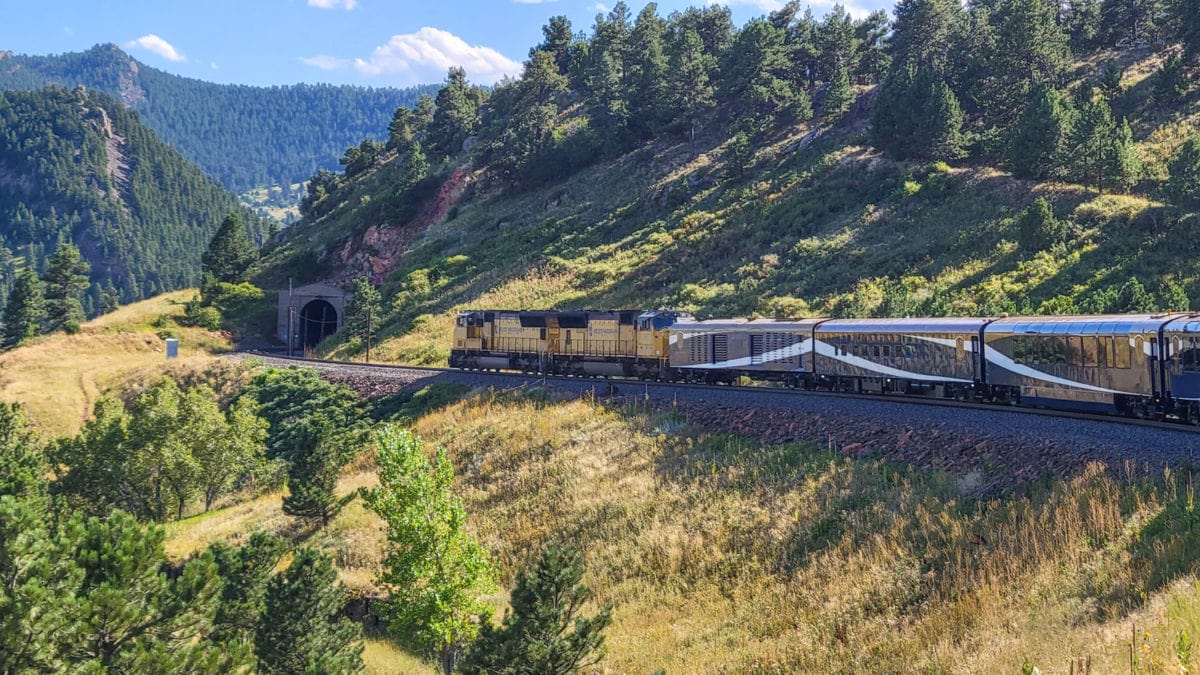 luxury train travel to Denver