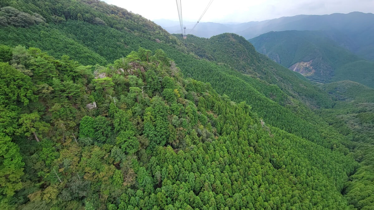 Temple 21 gondola shikoku