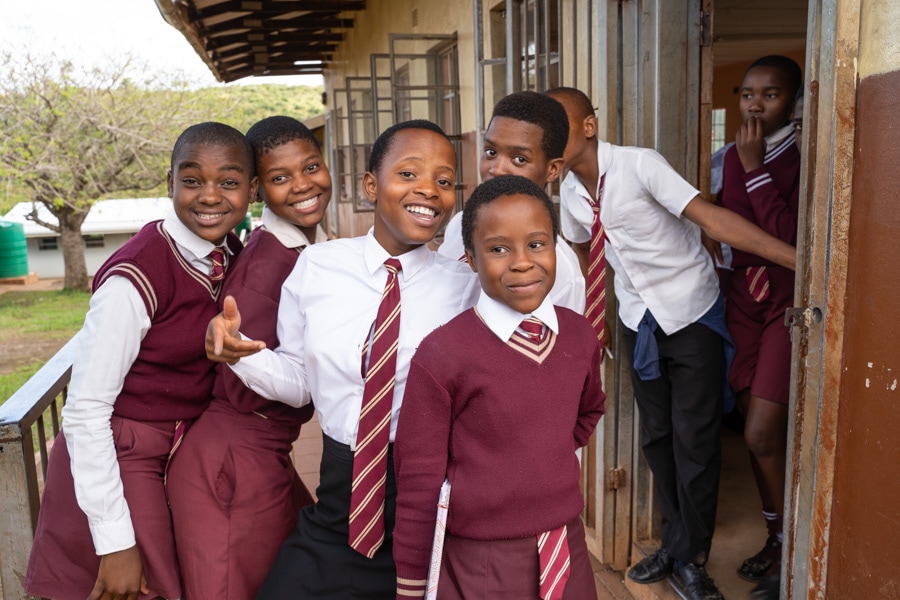 south africa School visit