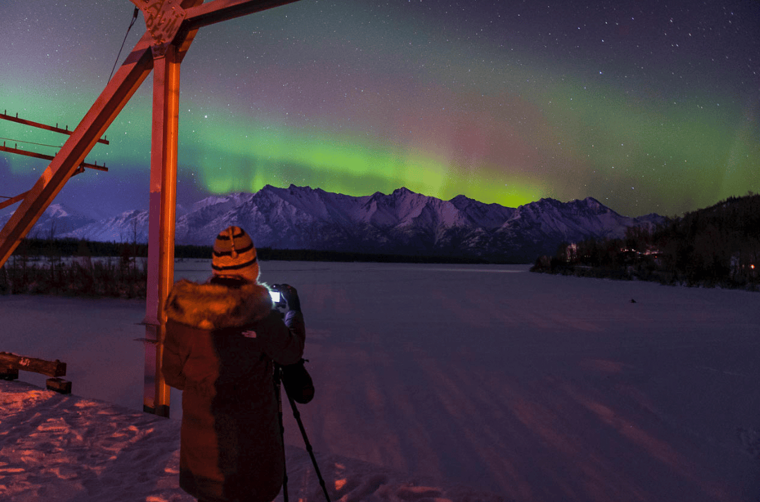northern lights photography alaska